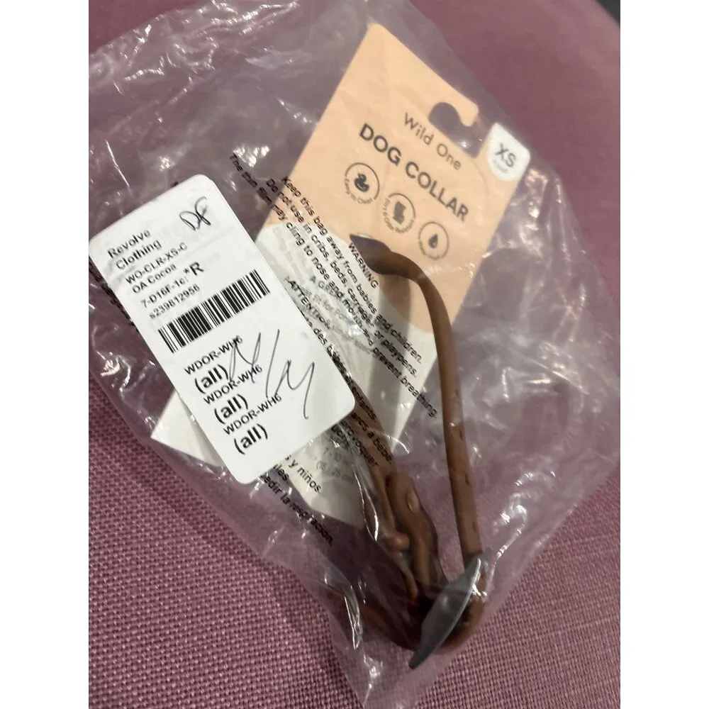 Wild One Extra Small Collar in Cocoa XSmall New Brown Dog Doggie Puppie